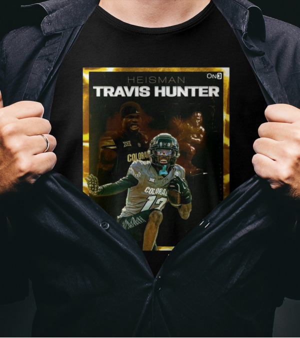 Heisman Travis Hunter On3 Colorado Football T-Shirt