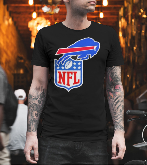 Buffalo Bills NFL Football Fusion Mark T-Shirt