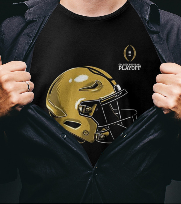 College Football Playoff Notre Dame Helmet 2025 T-Shirt