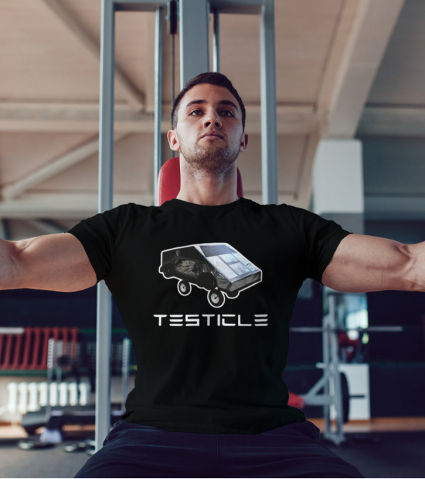 TESICLE Bruhtees Cybertruck T-Shirt
