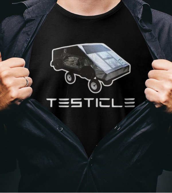 TESICLE Bruhtees Cybertruck T-Shirt