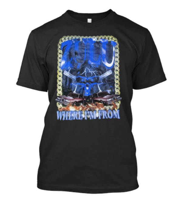 Zulu Where I’m From Lowrider Cars And Chain T-Shirt