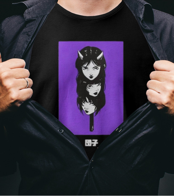 Oni Dango Nogiart Triple Face T-Shirt