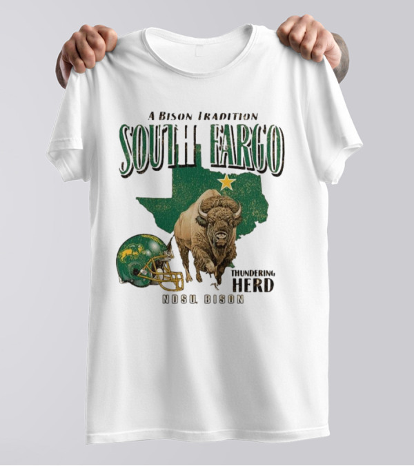 NDSU Bison Thundering Herd A Bison Tradition South Fargo T-Shirt