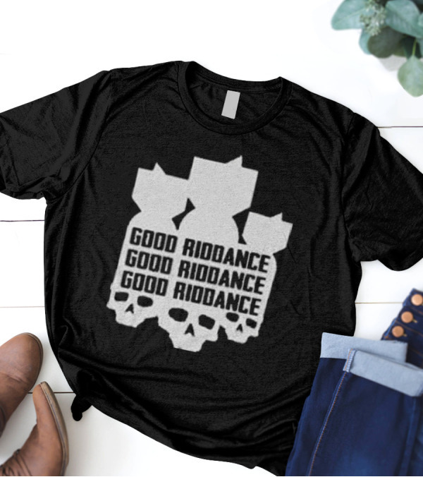 Good Riddance Bomb Drop Skull Trio T-Shirt