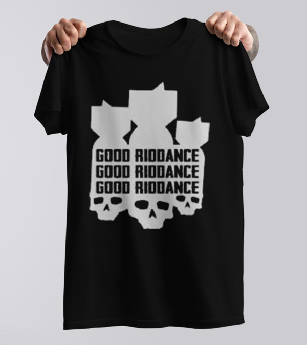 Good Riddance Bomb Drop Skull Trio T-Shirt