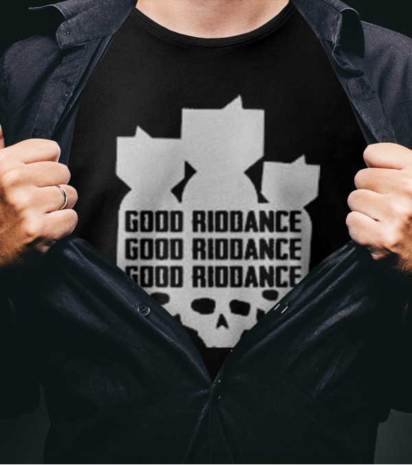 Good Riddance Bomb Drop Skull Trio T-Shirt