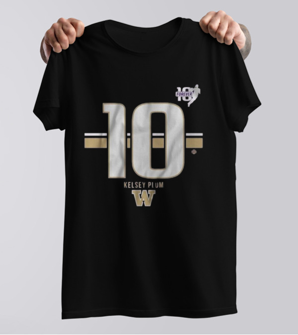 Kelsey Plum Washington Huskies 10 Forever Striped T-Shirt