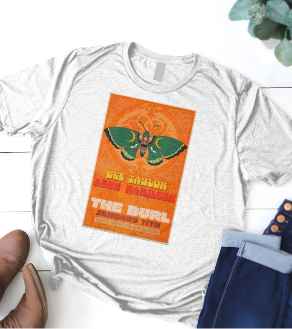 Bee Taylor Abby Hamilton The Burl January 11th Lexington KY Concert T-Shirt