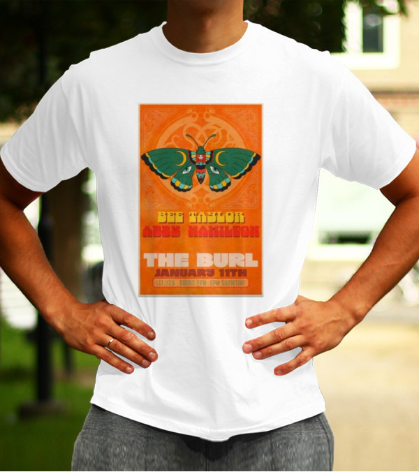 Bee Taylor Abby Hamilton The Burl January 11th Lexington KY Concert T-Shirt