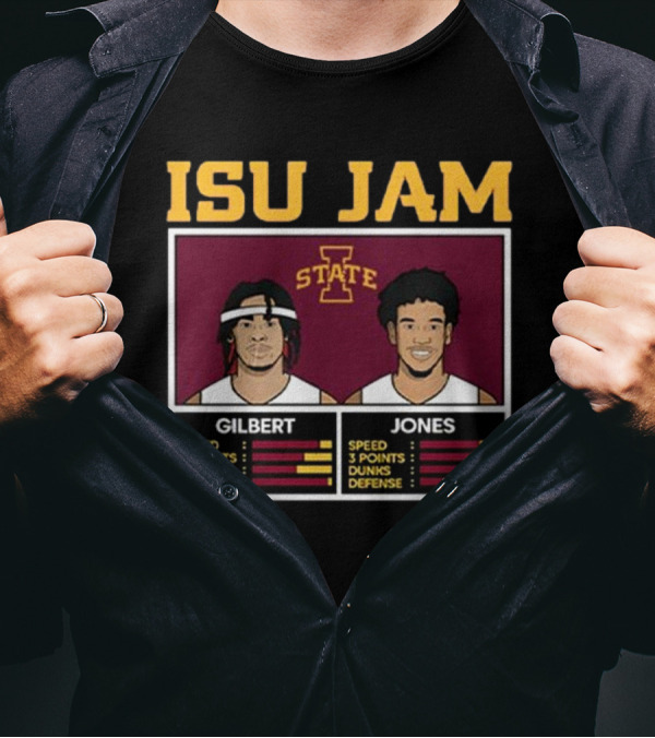 ISU Jam Iowa State Cyclones Gilbert Jones T-Shirt