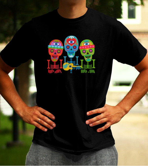 The Skeleton Krewe Trio Dark Star Orchestra Event 2025 Día De Los Muertos T-Shirt