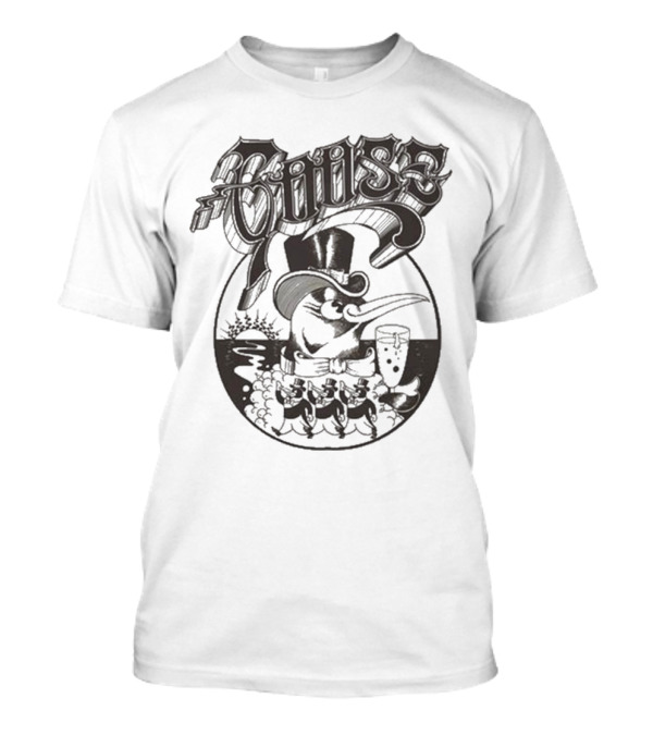 Goose Fancy Penguin NYE Event 2025 Dapper Top-Hat Celebration Scene T-Shirt