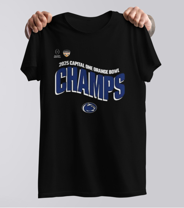 2025 Capital One Orange Bowl Champs Penn State Nittany Lions College Football Playoff Semifinal T-Shirt