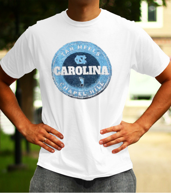 Tar Heels Chapel Hill Carolina NC Round Splatter T-Shirt