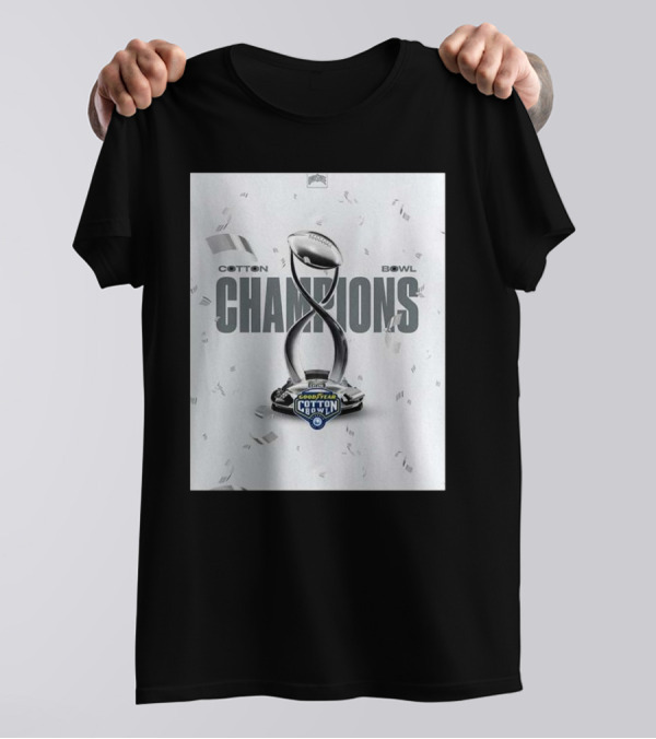 Cotton Bowl Champions Ohio State Buckeyes 2025 CFB Playoffs NCAA Division Trophy Iconic Victory T-Shirt