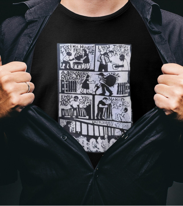 Sanction Hunger Thirst Stranger Sick Naked Imprisoned T-Shirt