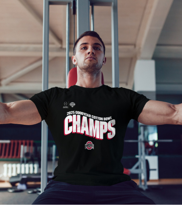 Ohio State Buckeyes 2025 Goodyear Cotton Bowl Champs College Football Playoff Semifinal T-Shirt