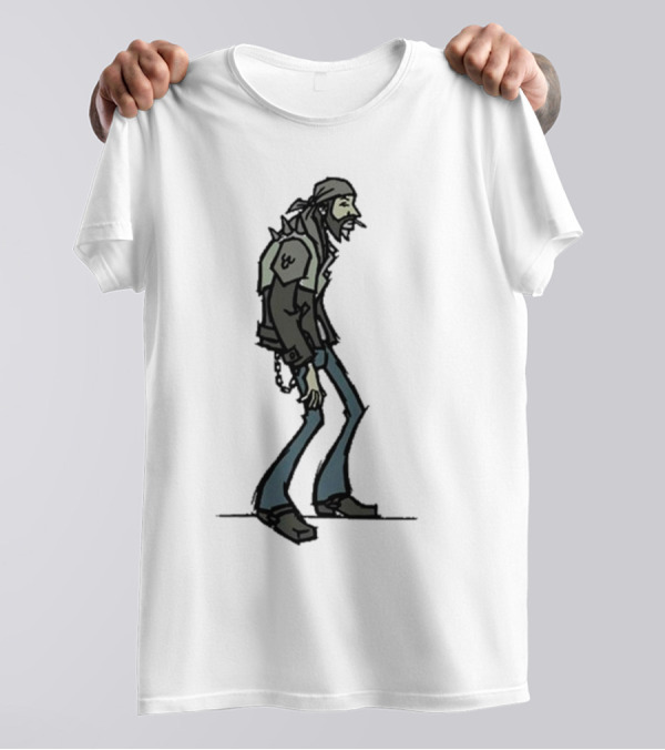MTV Downtown Titmouse Spiked Jacket Character Stroll T-Shirt