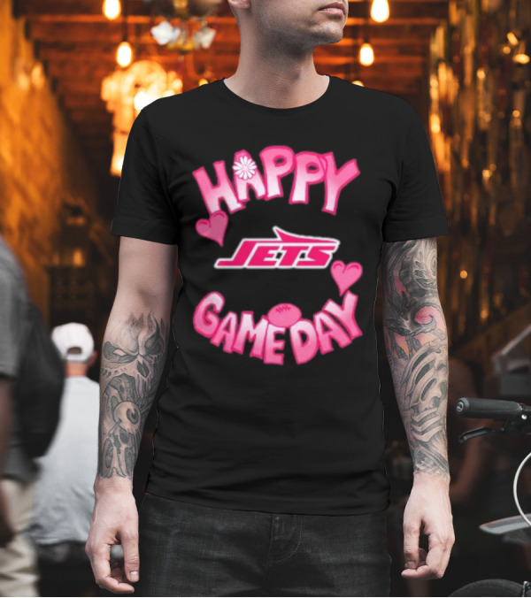 Valentine’s Day 2025 New York Jets Happy Gameday T-Shirt