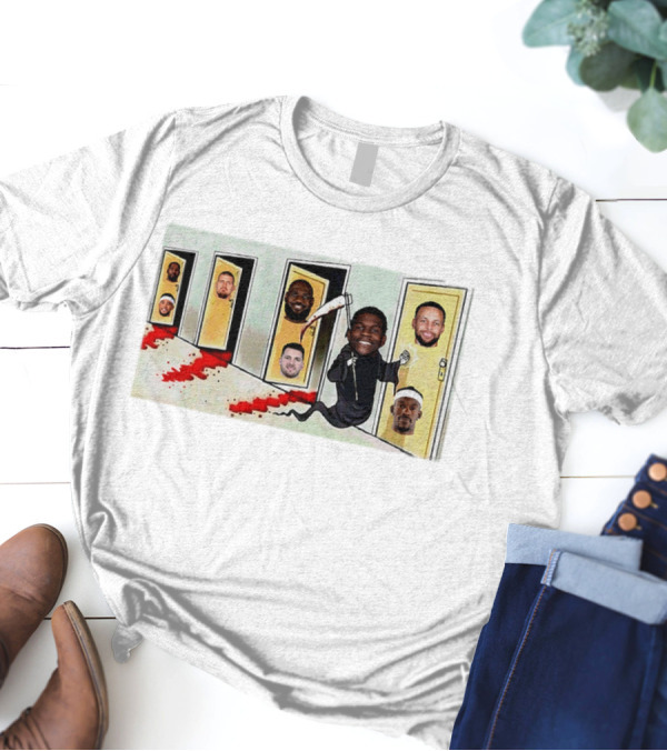 Minnesota Timberwolves Anthony Edwards Meme NBA Stars Grim Reaper Parody T-Shirt