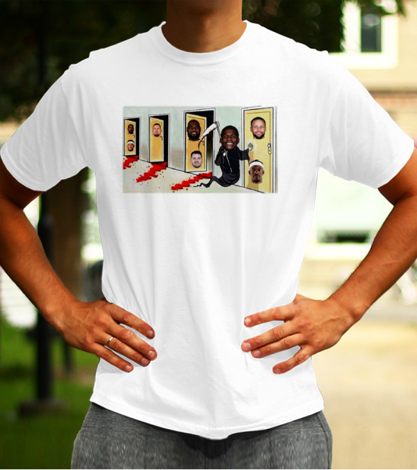 Minnesota Timberwolves Anthony Edwards Meme NBA Stars Grim Reaper Parody T-Shirt