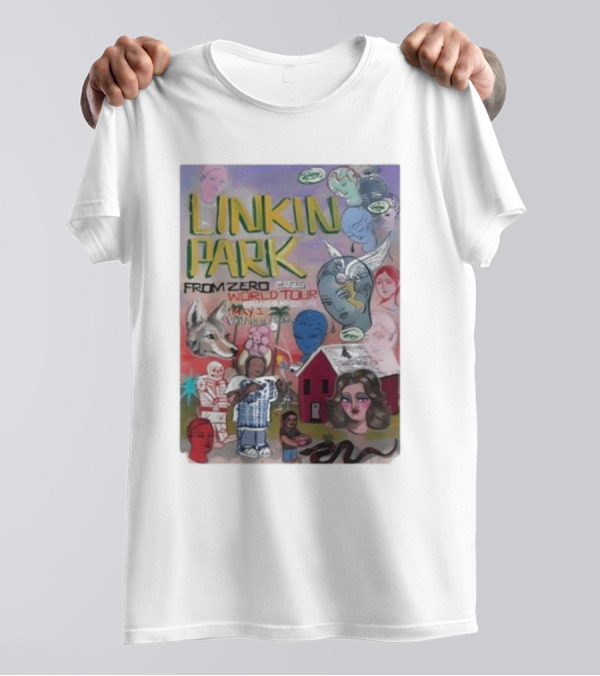 Linkin Park From Zero 2025 World Tour Van Andel Arena Grand Rapids MI May 1st Sofia Enriquez T-Shirt