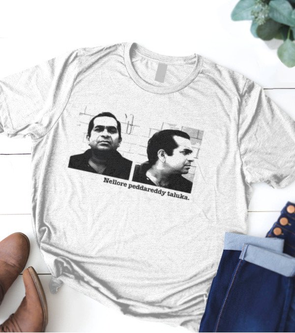 Nellore Pedda Reddy Taluka Vintage Photo Design T-Shirt