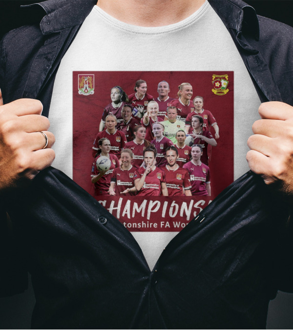 Champions Northamptonshire FA Women’s Cup Northampton Town Women FC T-Shirt