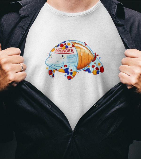 Oddarette Wonder Nutrition Ingredients Happy Manatee T-Shirt