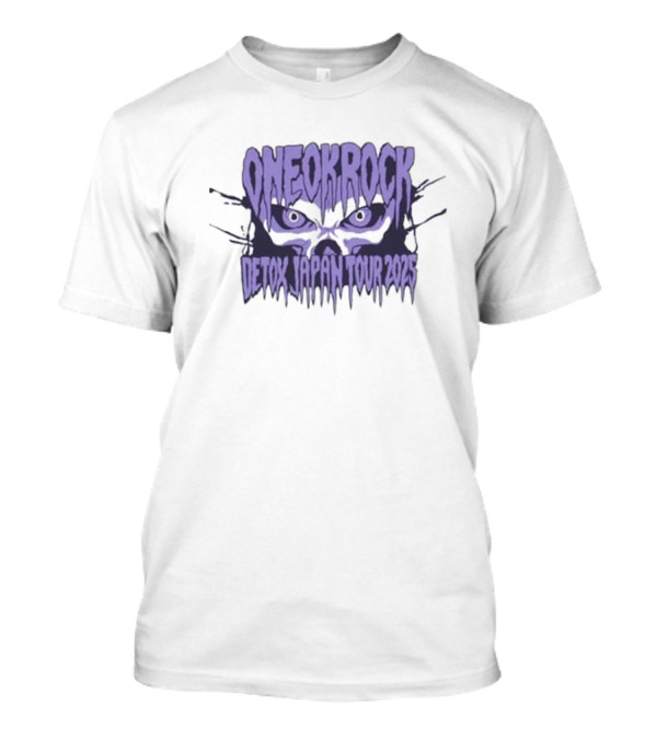 ONE OK ROCK Detox Japan Tour 2025 Skull Head T-Shirt