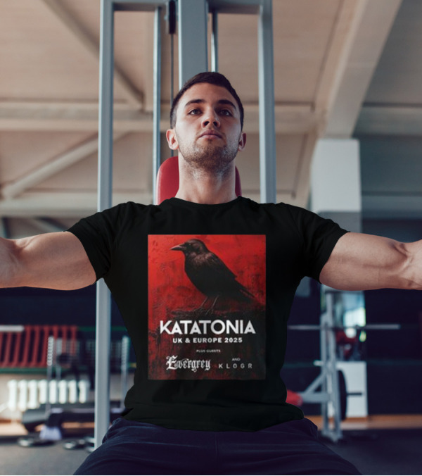Katatonia UK And Europe 2025 Tour With Guests Evergrey And Klogr Crow Image T-Shirt