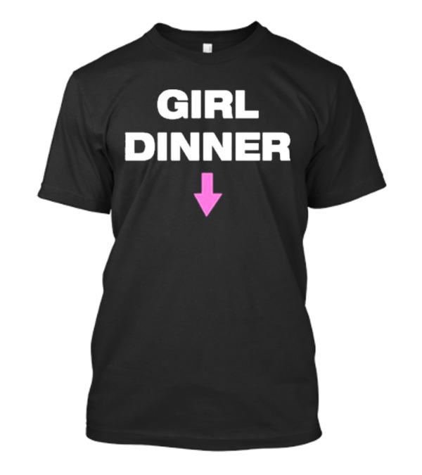 Girl Dinner Kayla Malecc Pink Arrow T-Shirt