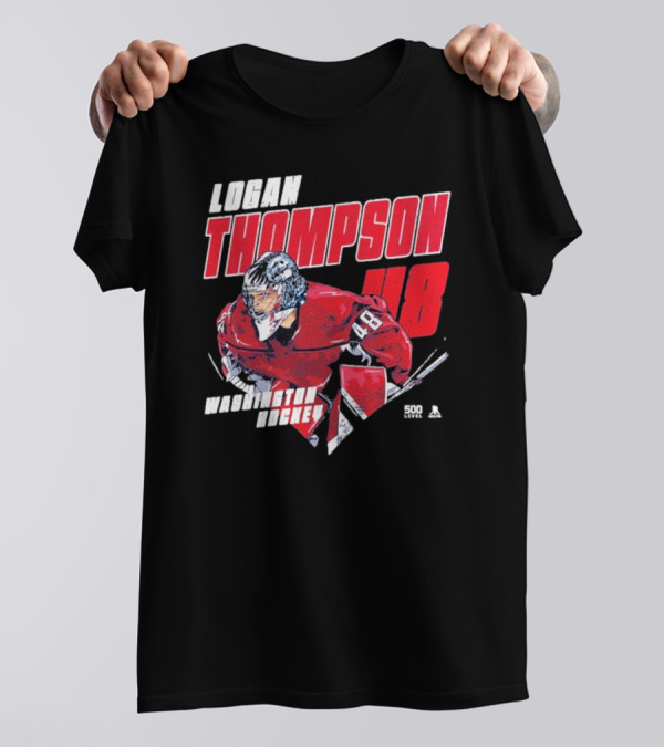 Logan Thompson Washington Hockey 48 Diamond Sports Graphic T-Shirt