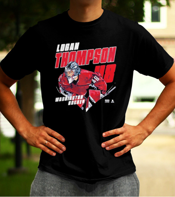 Logan Thompson Washington Hockey 48 Diamond Sports Graphic T-Shirt