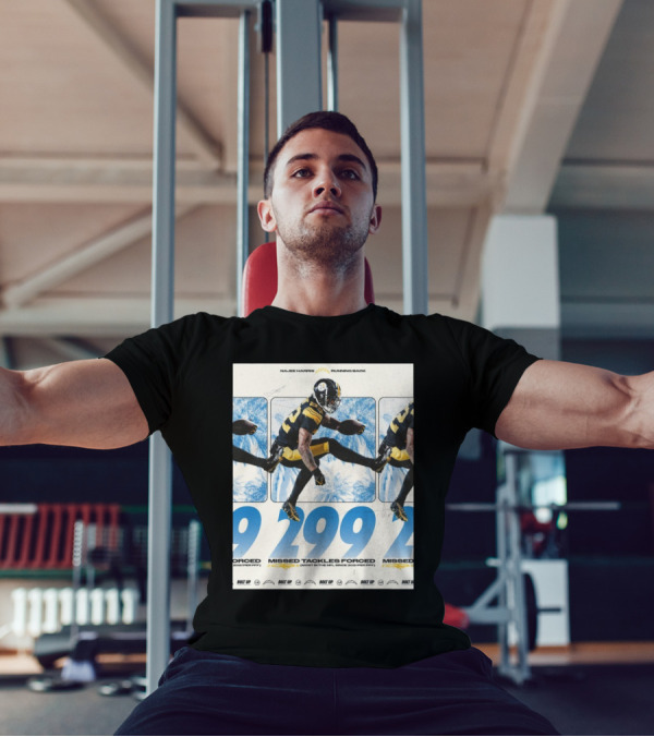 Najee Harris Running Back 299 Missed Tackles Forced Most In The NFL Since 2021 PFF T-Shirt