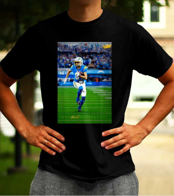 Los Angeles Chargers Vs Houston Texans Ladd McConkey Star WR NFL Signature T-Shirt
