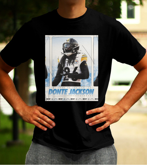 Los Angeles Welcome Donte Jackson Cornerback Bolt Up Action Jackson T-Shirt