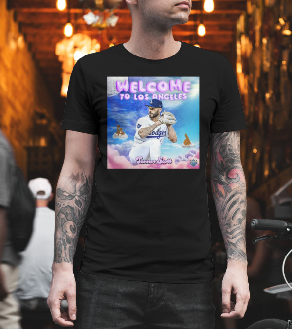 Los Angeles Dodgers Welcome Tanner Scott 2024 World Champions T-Shirt