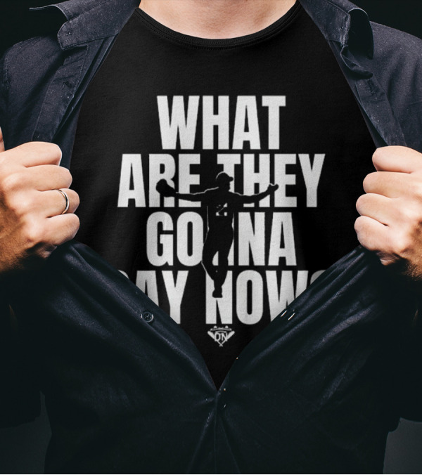 Los Angeles Dodgers What Are They Gonna Say Now Player Silhouette T-Shirt