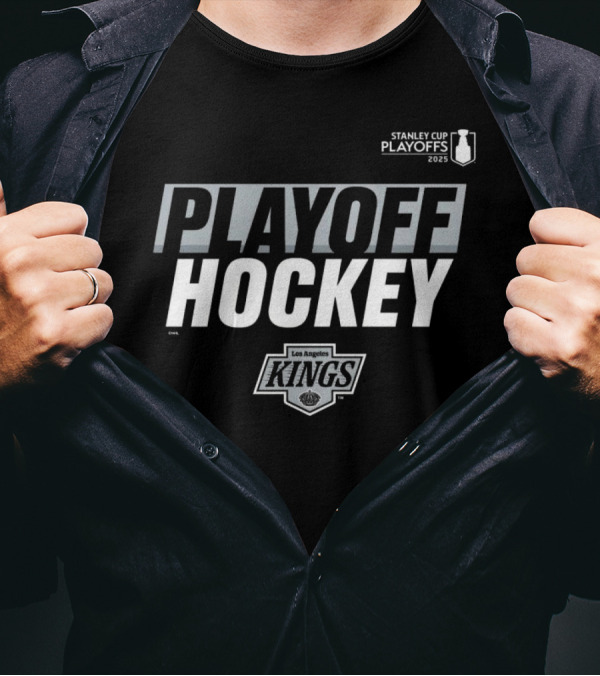 Los Angeles Kings Playoff Hockey 2025 Stanley Cup T-Shirt