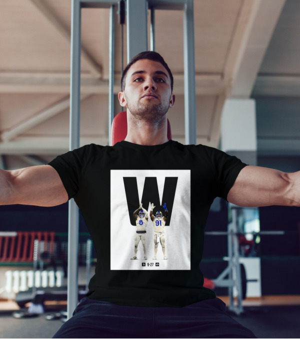 Los Angeles Rams Victory Over Minnesota Vikings 27-9 Featuring Iconic Players On Field T-Shirt