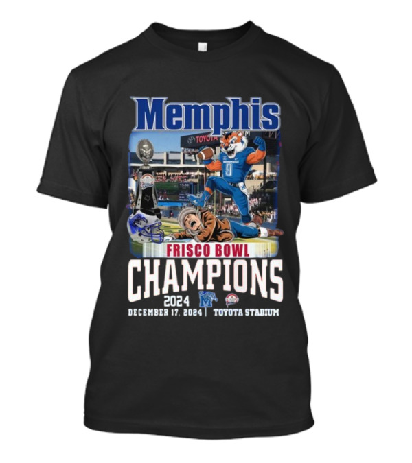 Memphis Frisco Bowl Champions December 16 2023 Toyota Stadium Limited Edition T-Shirt