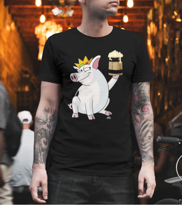 Merkimer Pig Cheers Crown Gildan Softstyle T-Shirt