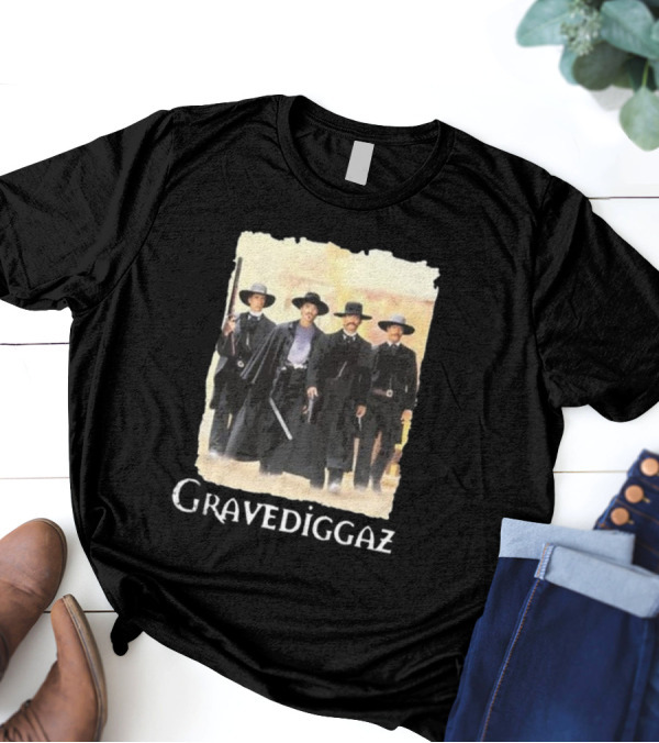 Methsyndicate Gravediggaz Tombstone Western Gunslingers T-Shirt