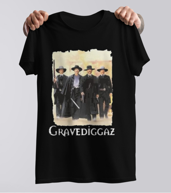Methsyndicate Gravediggaz Tombstone Western Gunslingers T-Shirt