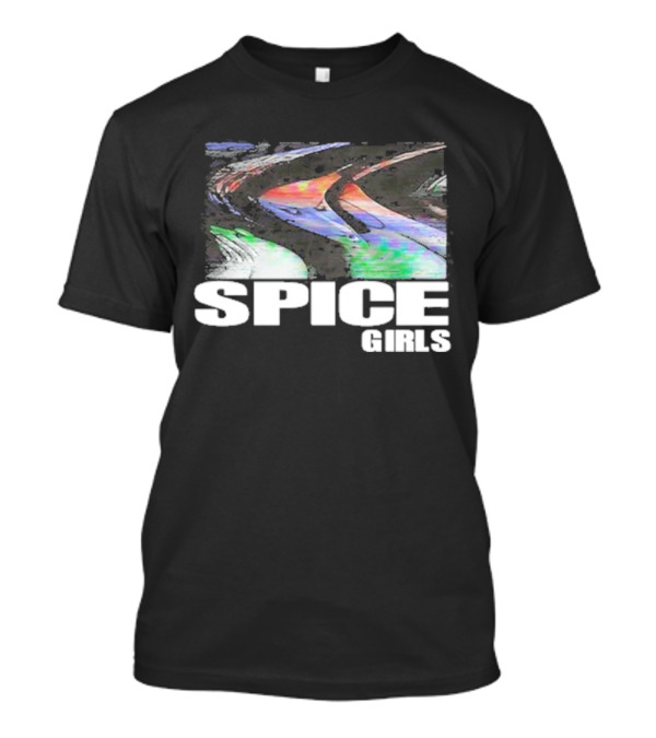 Methsyndicate Spice Girls Colorful Distorted Wave Aesthetic T-Shirt