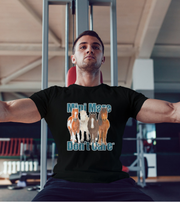 Mini Mare Don't Care Horse Trio T-Shirt