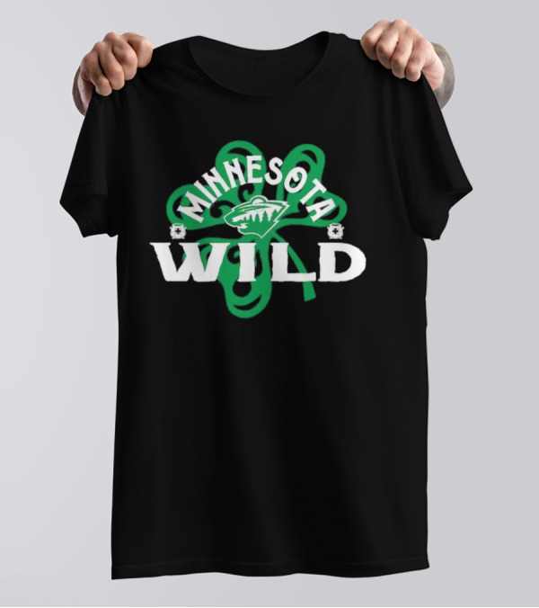 Minnesota Wild St. Patrick’s Day Shamrock 2025 T-Shirt