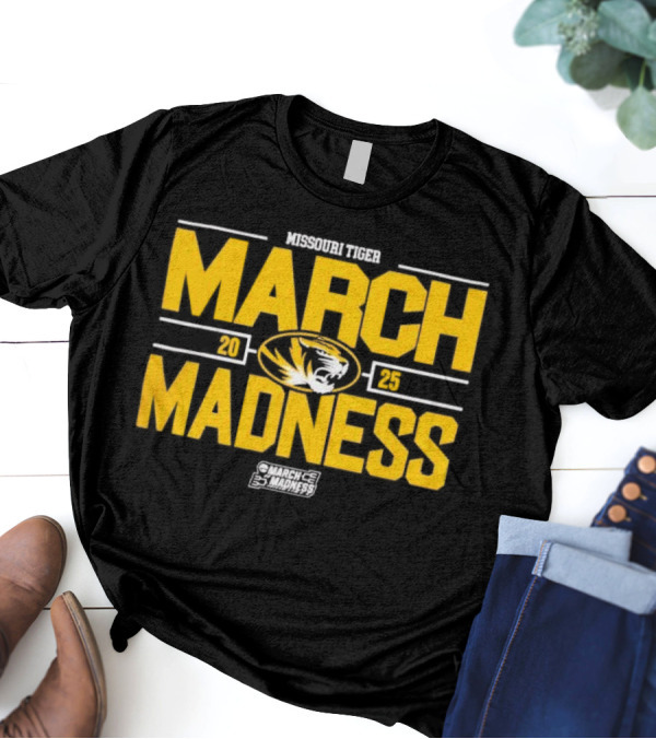 Missouri Tigers March Madness 2025 T-Shirt